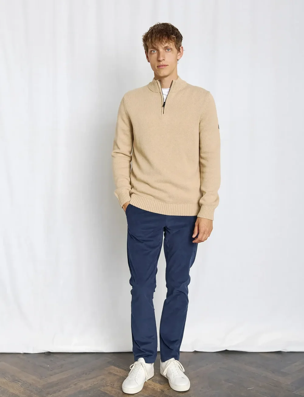 Bruun & Stengade - BS Reino Regular Fit Chinos - chino püksid - navy - 0