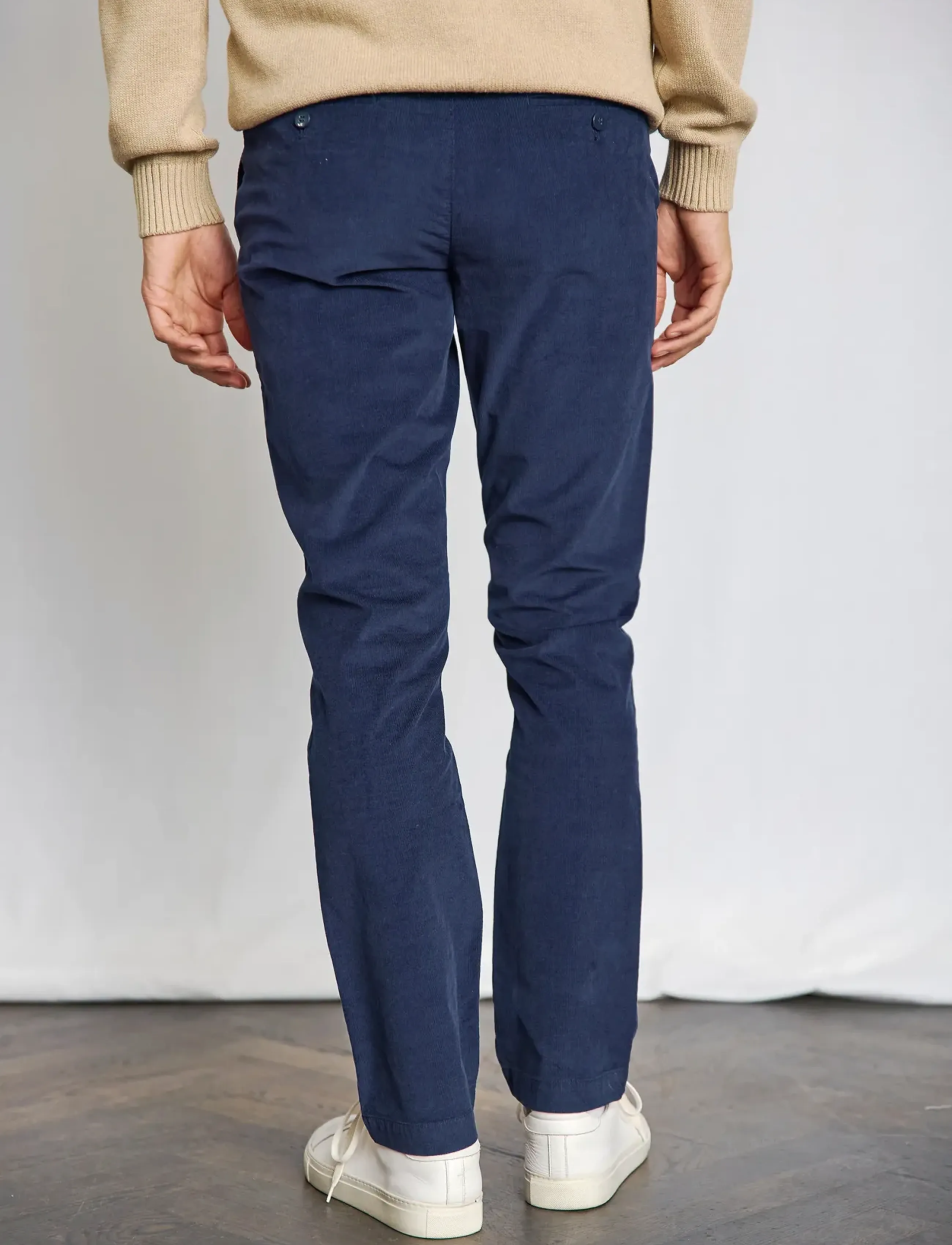 Bruun & Stengade - BS Reino Regular Fit Chinos - chino-buxur - navy - 4