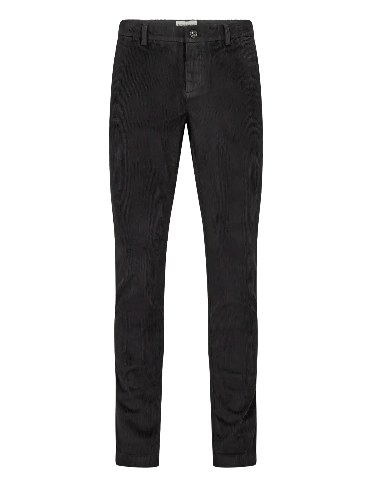 Bruun & Stengade BS Kenn Regular Fit Chinos - Klær - CHARCOAL / black
