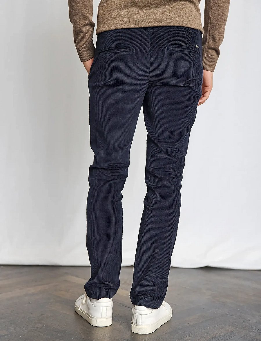Bruun & Stengade - BS Kenn Regular Fit Chinos - chinos - navy - 4