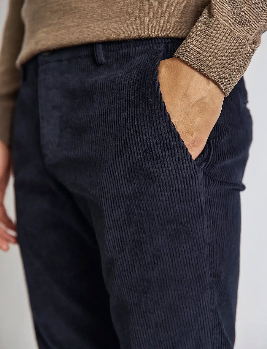 Bruun & Stengade - BS Kenn Regular Fit Chinos - chinos - navy - 5
