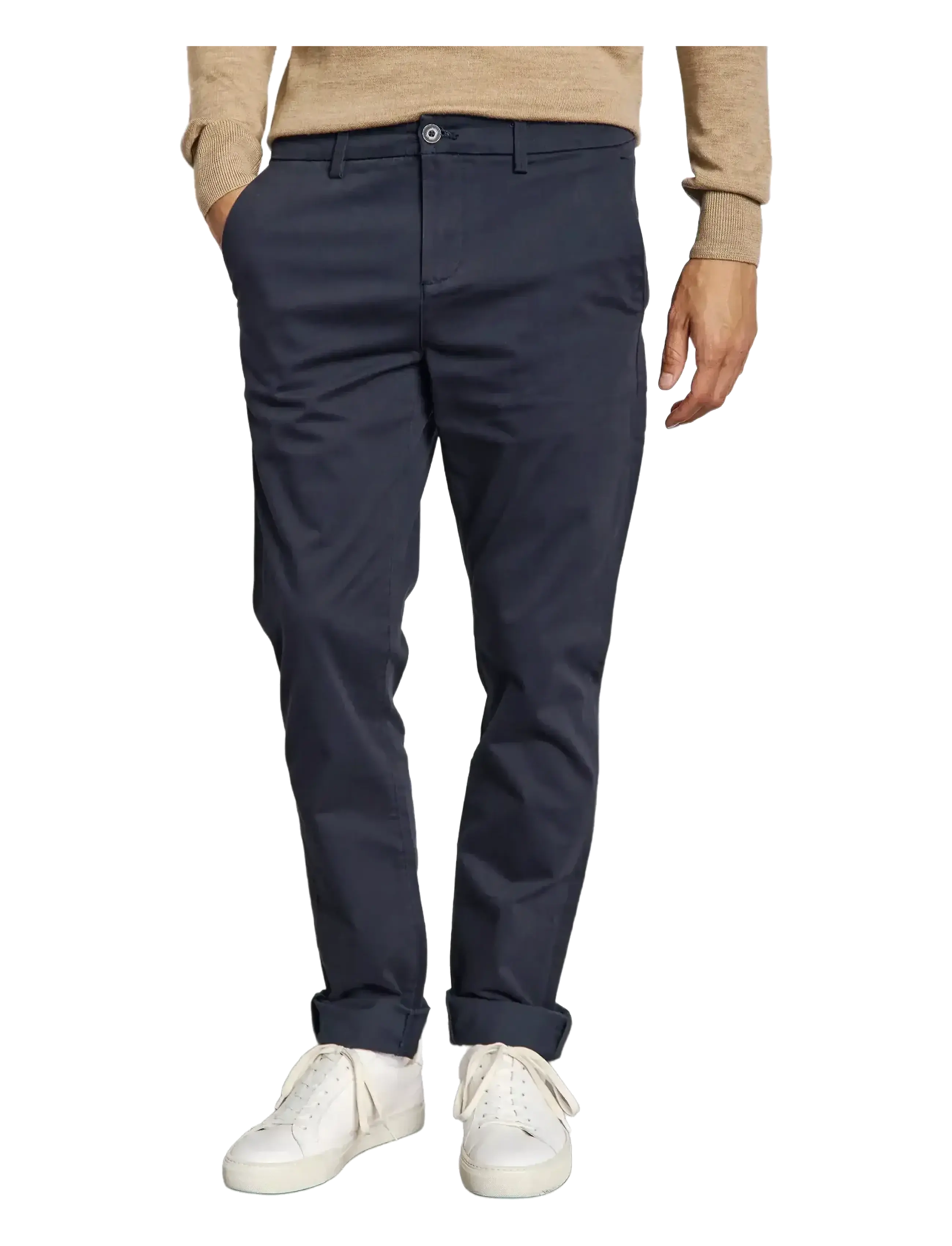 Bruun & Stengade - BS Malik Regular Fit Chinos - navy - 3