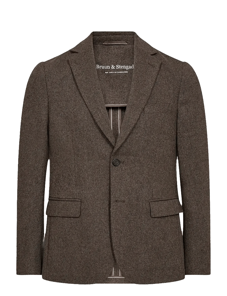 Bruun & Stengade - BS Chiavari Classic Fit Blazer - brown - 1
