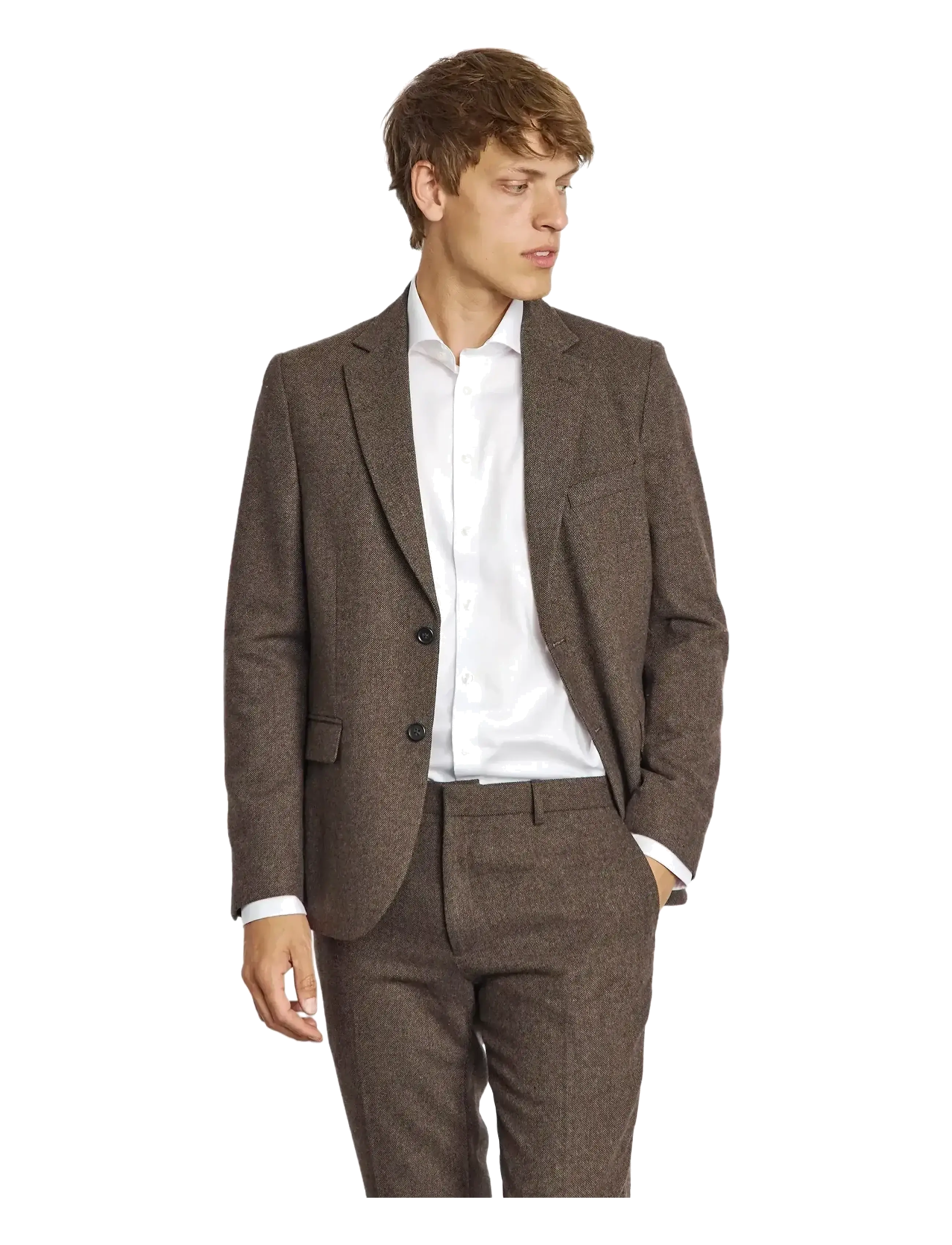 Bruun & Stengade - BS Chiavari Classic Fit Blazer - brown - 3