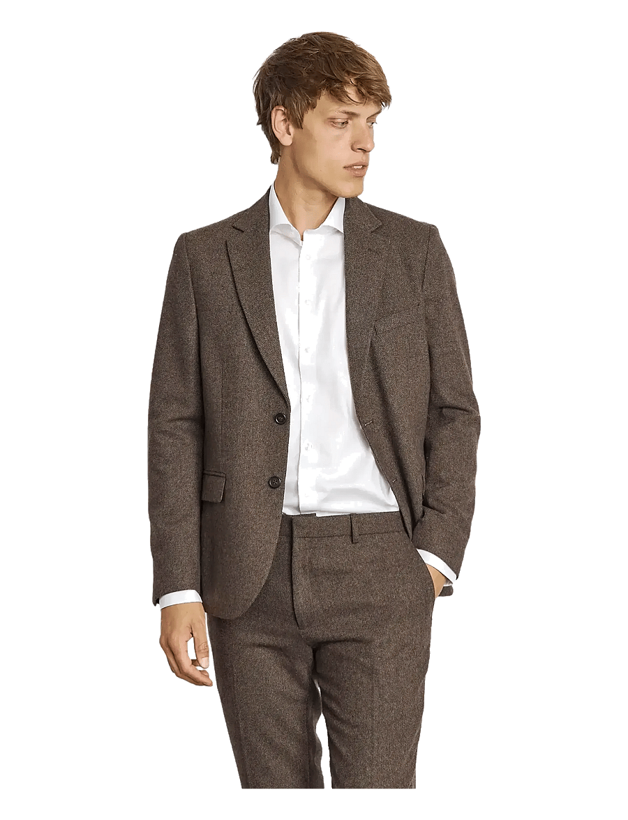 Bruun & Stengade - BS Chiavari Classic Fit Blazer - brown - 3