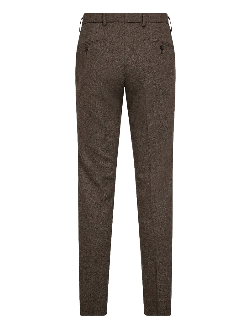 Bruun & Stengade - BS Rapallo Classic Fit Suit Pants - od garnituru - brown - 2
