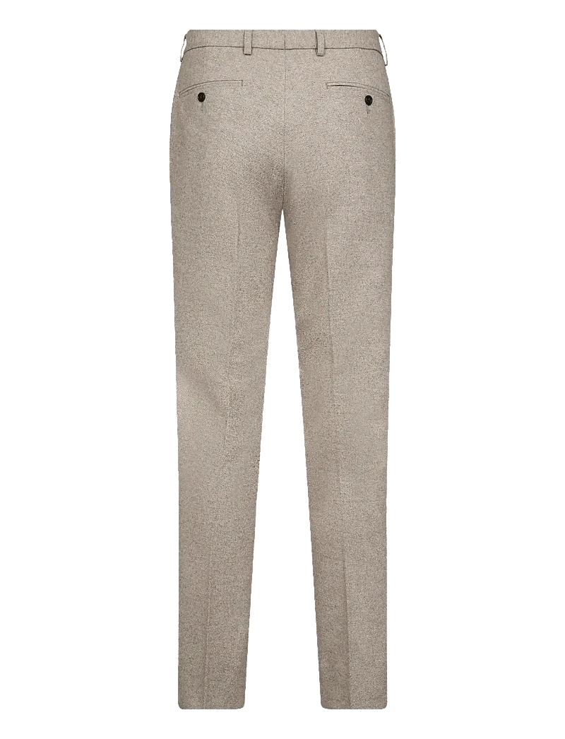 Bruun & Stengade - BS Rapallo Classic Fit Suit Pants - anzugshosen - light brown - 2