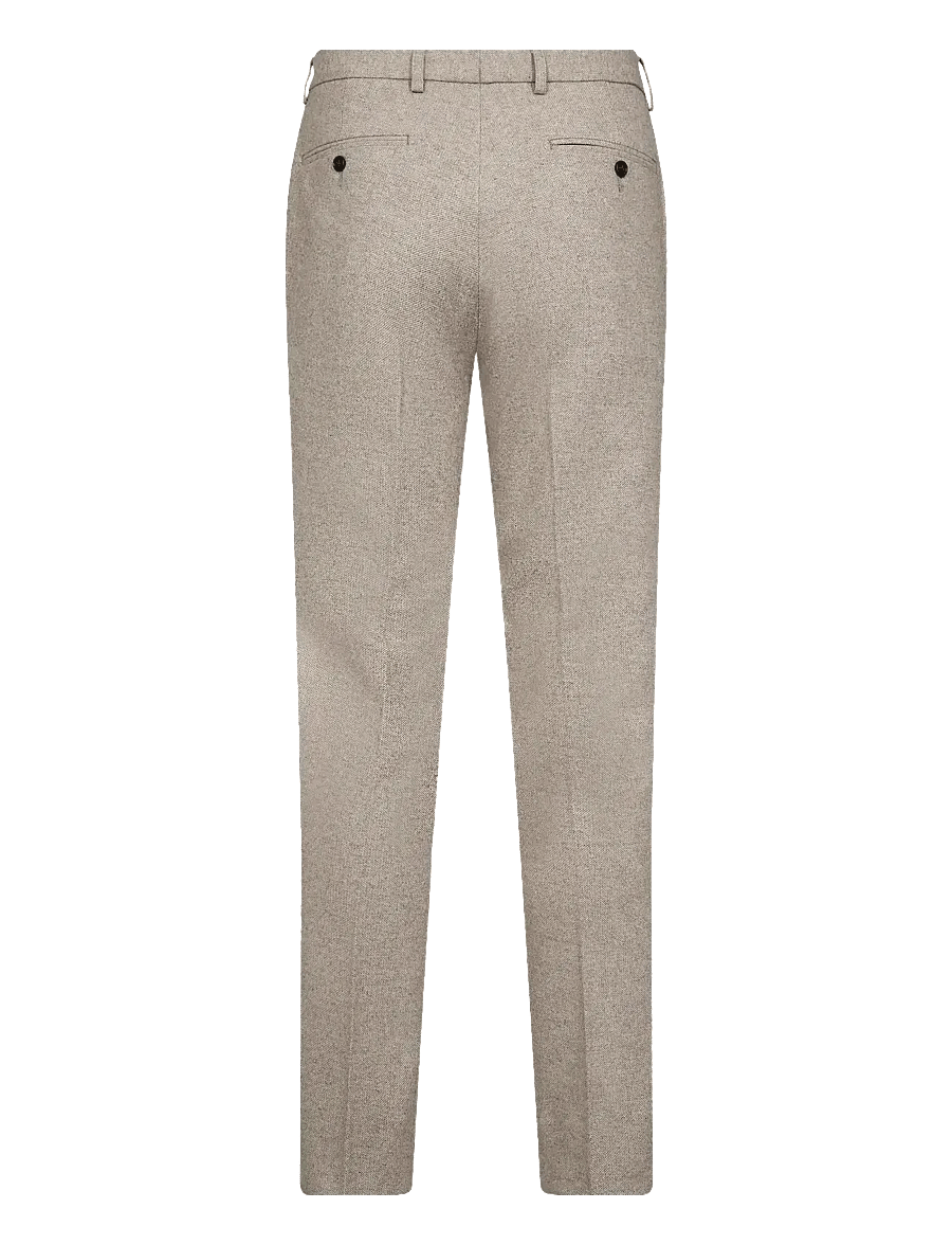 Bruun & Stengade - BS Rapallo Classic Fit Suit Pants - anzugshosen - light brown - 2