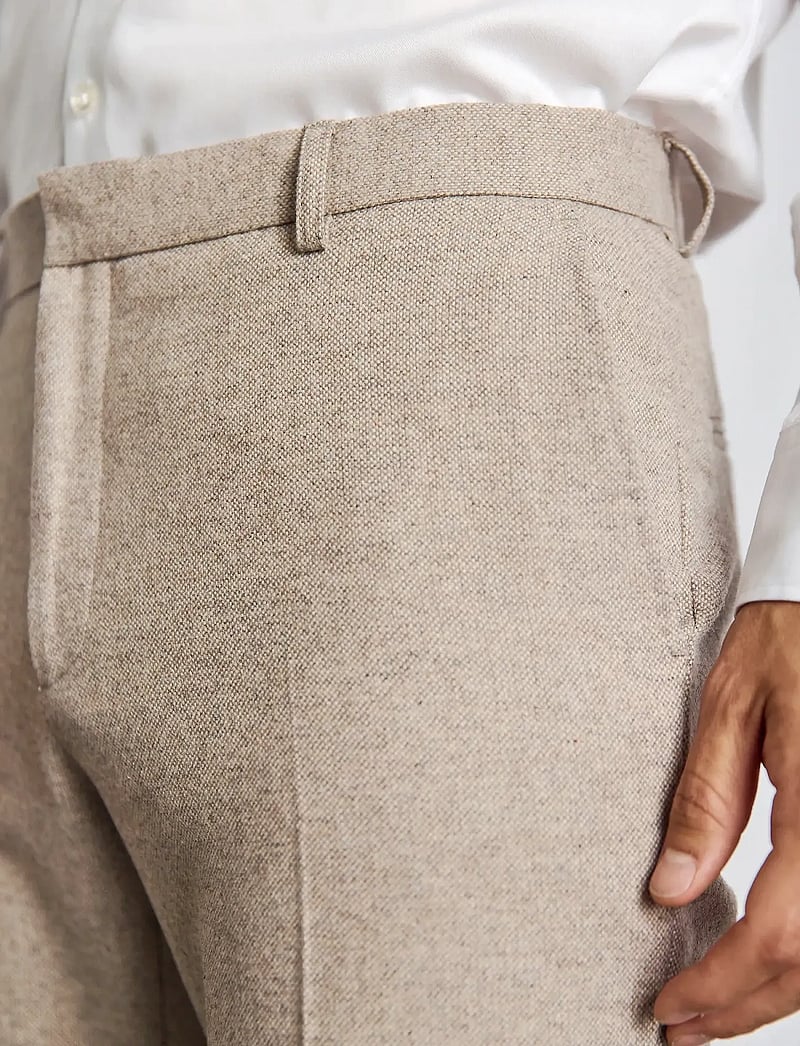 Bruun & Stengade - BS Rapallo Classic Fit Suit Pants - anzugshosen - light brown - 5