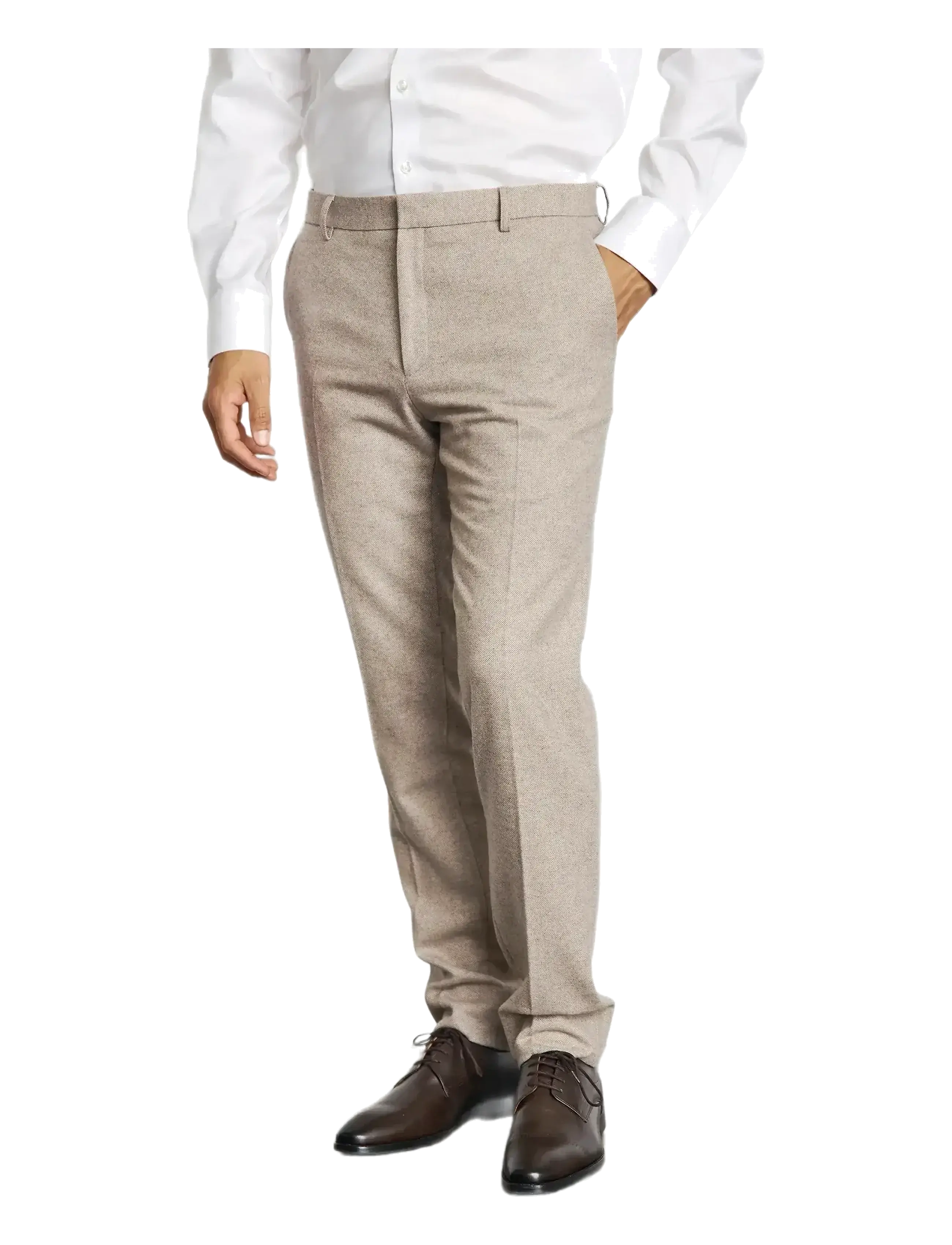 Bruun & Stengade - BS Rapallo Classic Fit Suit Pants - anzugshosen - light brown - 3