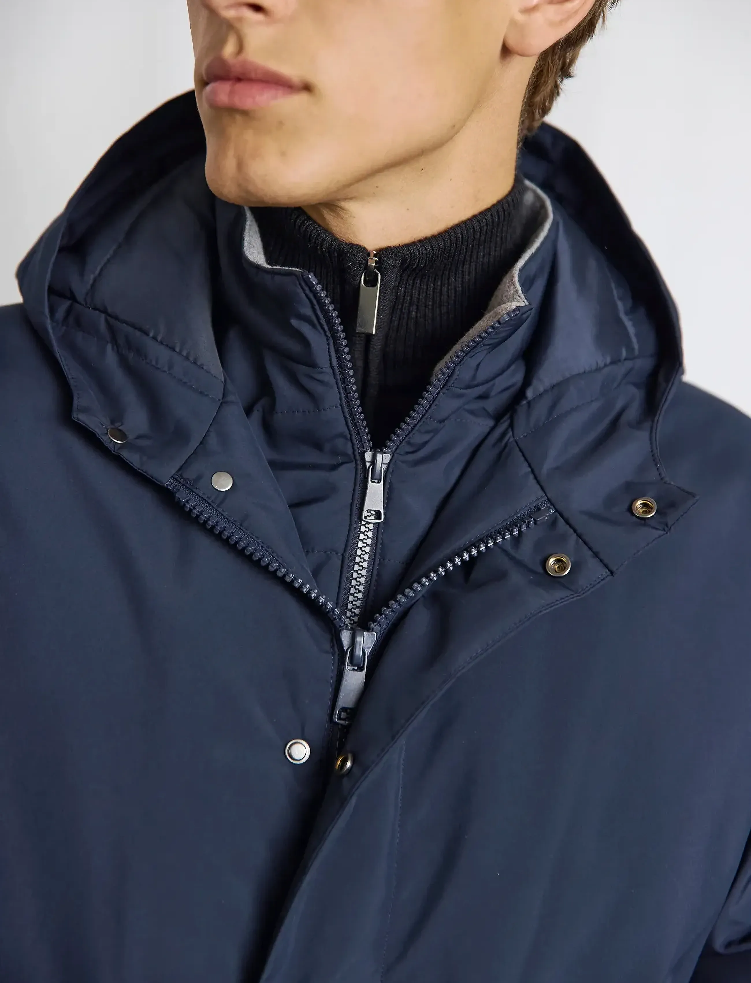Bruun & Stengade - BS Otago Regular Fit Jacket - vinterjackor - navy - 4