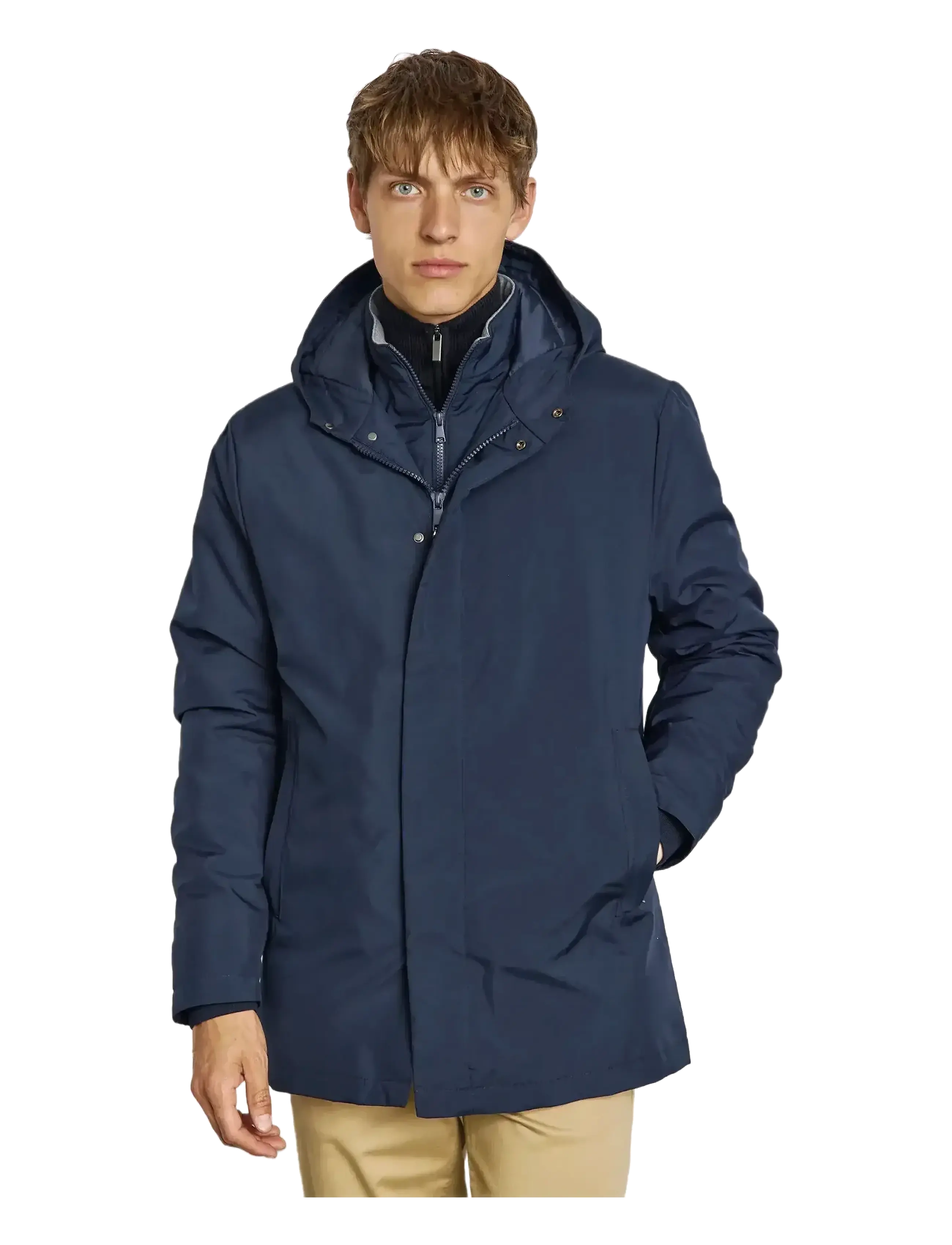 Bruun & Stengade - BS Otago Regular Fit Jacket - vinterjackor - navy - 3
