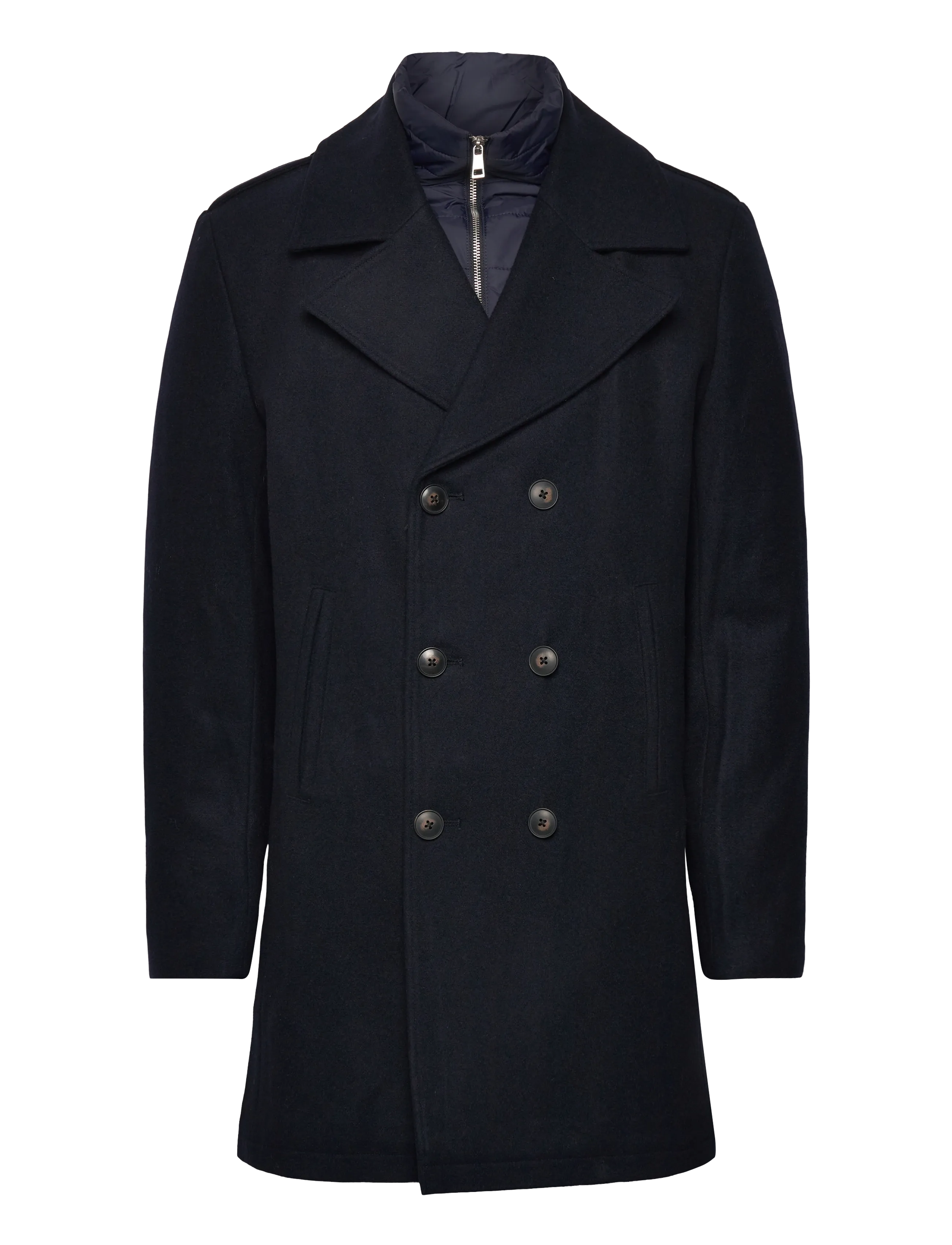 BRUUN & STENGADE Bs Nelson Slim Fit Mantel Navy - XXL - Herren