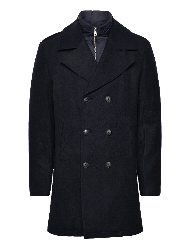 Bruun & Stengade - BS Nelson Slim Fit Coat - vinterjakker - navy - 0