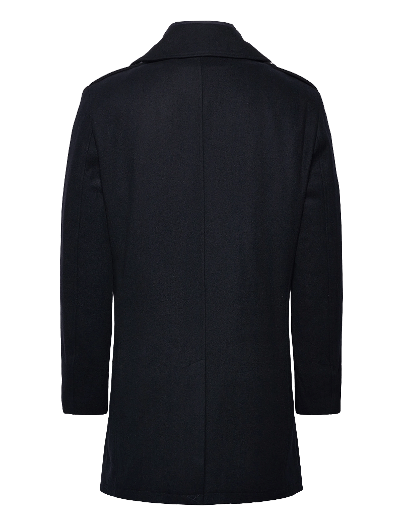 Bruun & Stengade - BS Nelson Slim Fit Coat - vinterjakker - navy - 1
