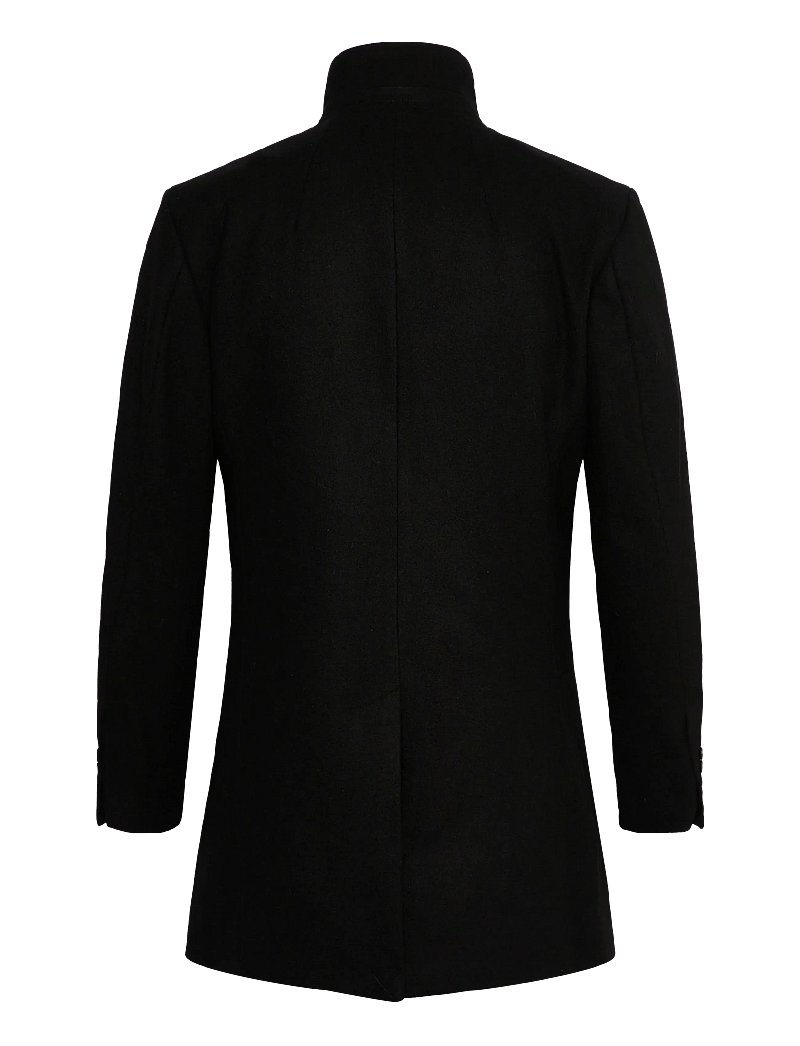 Bruun & Stengade - BS Ontario Slim Fit Coat - vinterjakker - black - 2