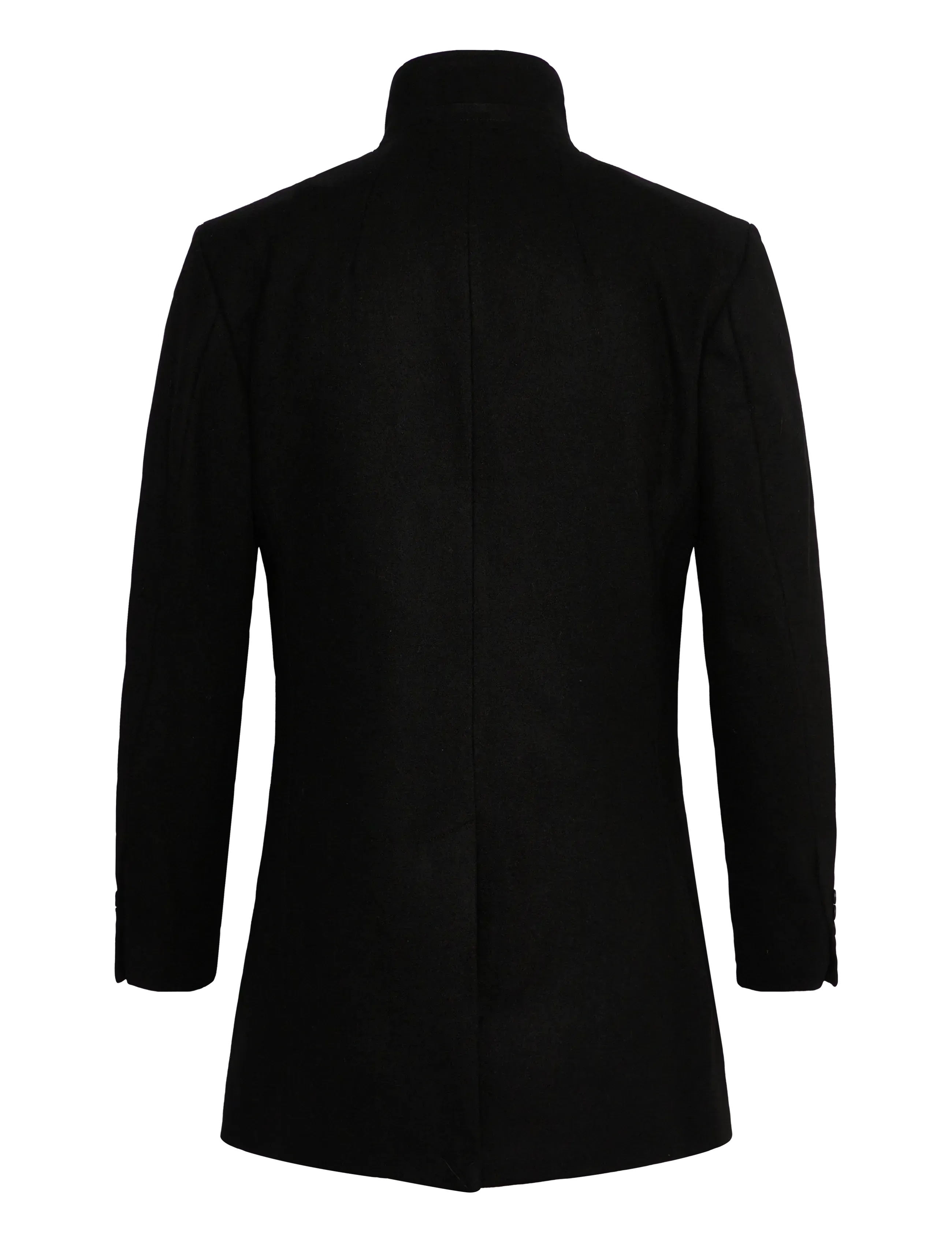 Bruun & Stengade - BS Ontario Slim Fit Coat - ullarfrakkar - black - 2