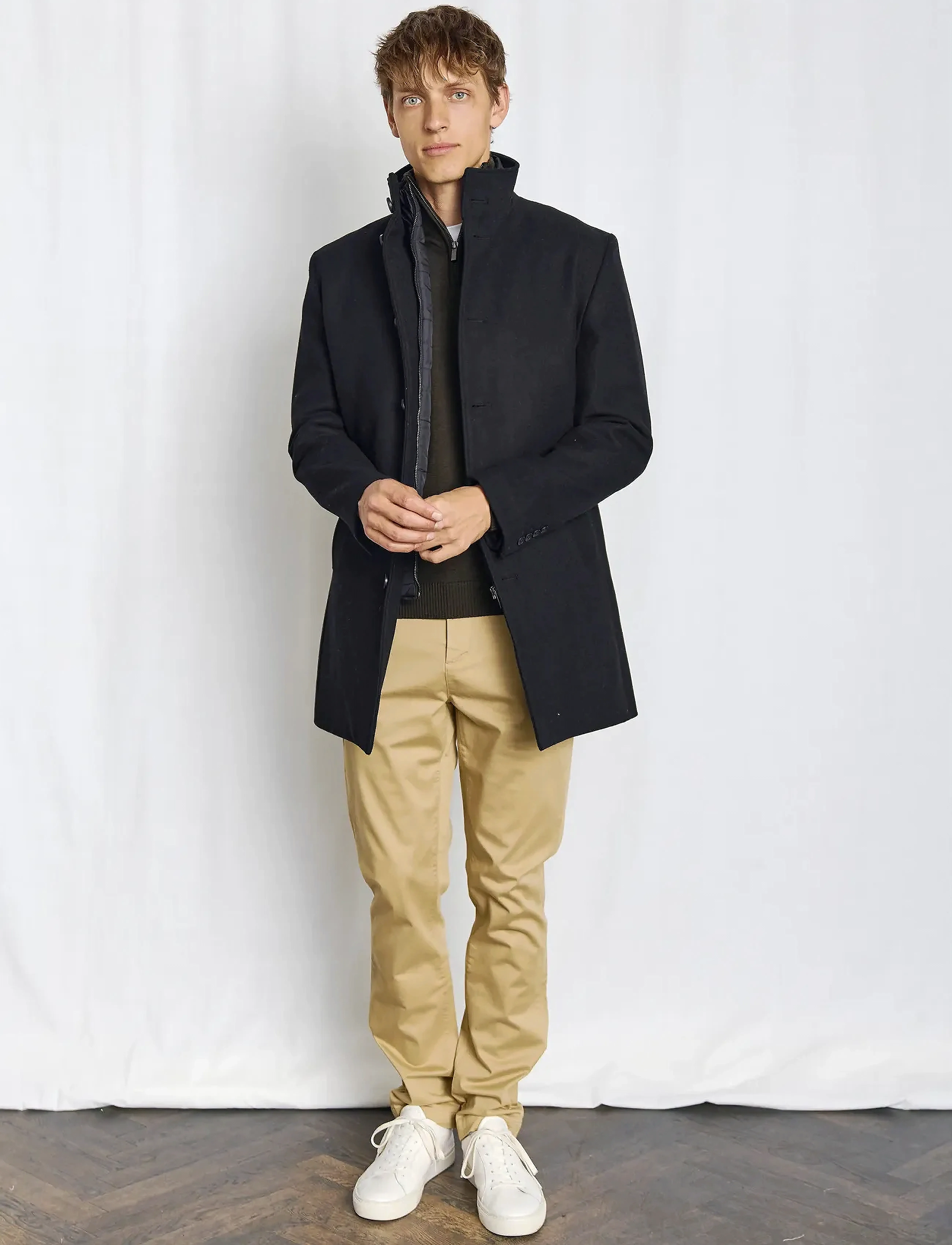 Bruun & Stengade Bs Ontario Slim Fit Coat kappor & rockar herr – bild 3
