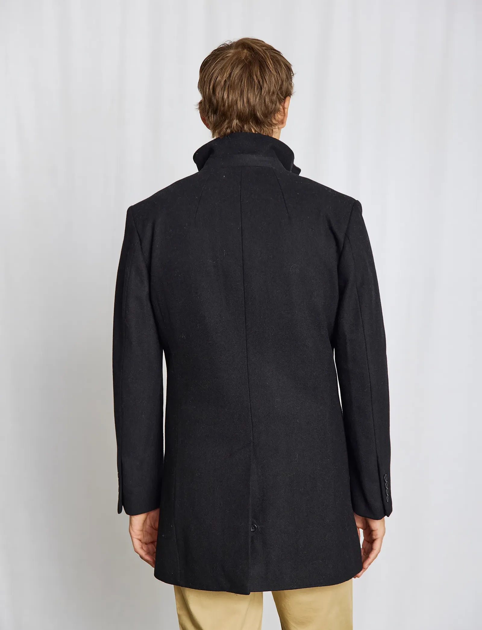 Bruun & Stengade Bs Ontario Slim Fit Coat kappor & rockar herr – bild 4