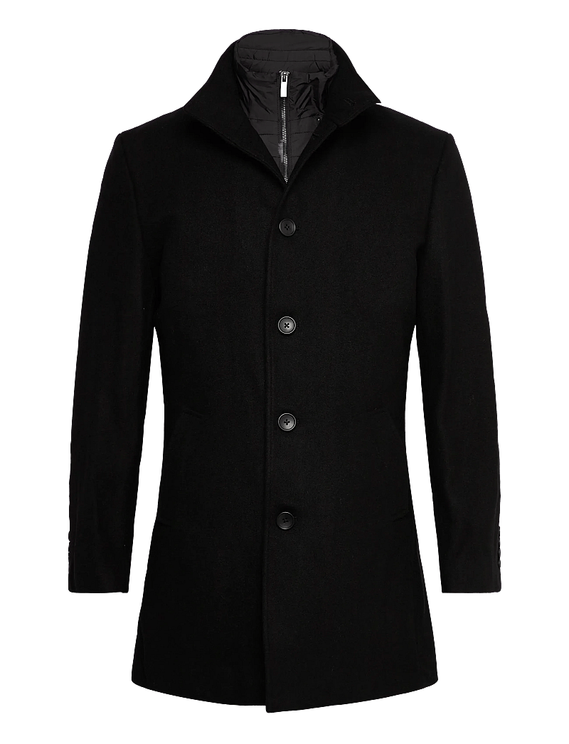 Bruun & Stengade - BS Ontario Slim Fit Coat - vinterjakker - black - 3
