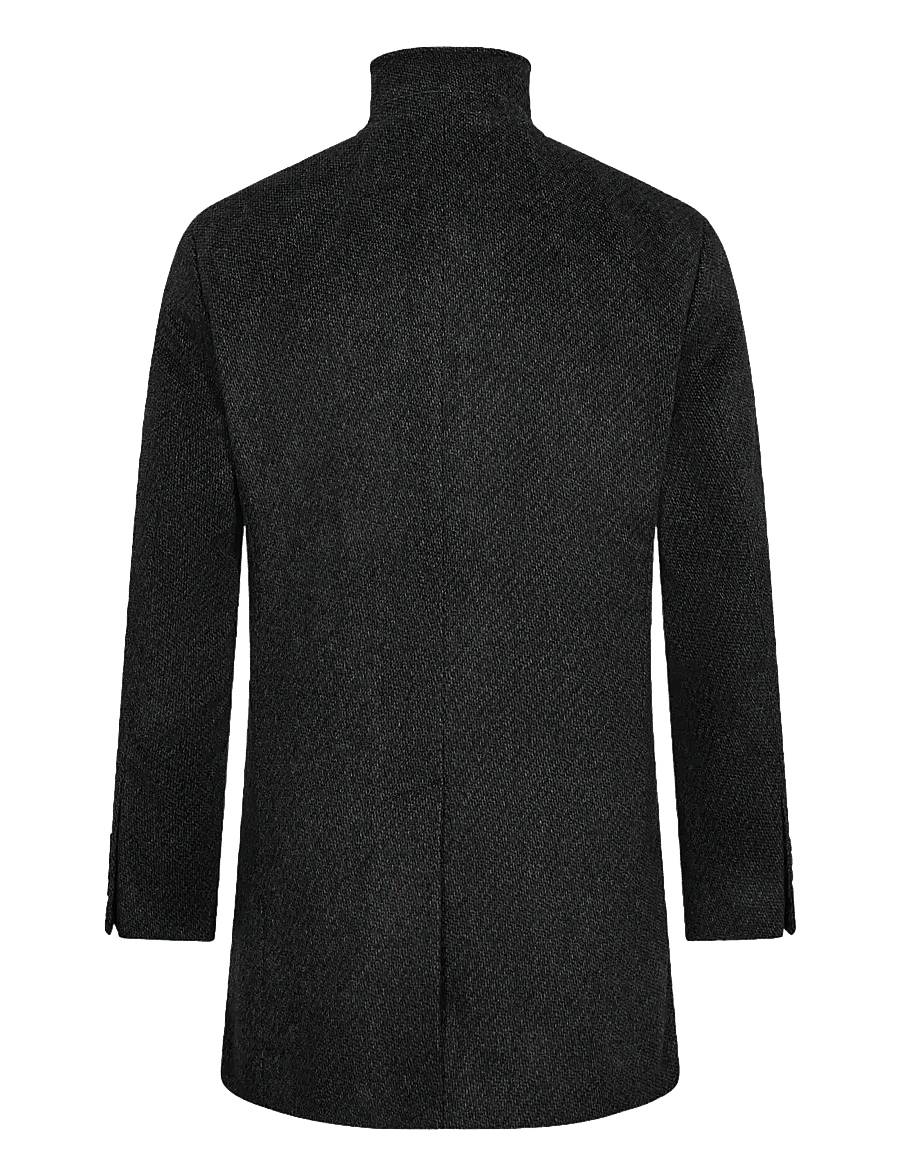 Bruun & Stengade - BS Ontario Slim Fit Coat - villased mantlid - dark grey - 2