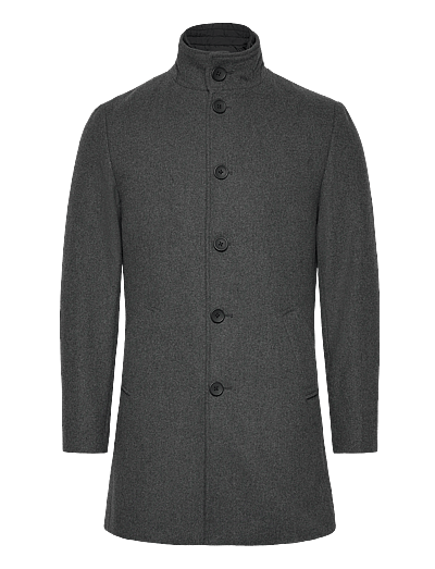 Bs Ontario Slim Fit Coat - Uldfrakker