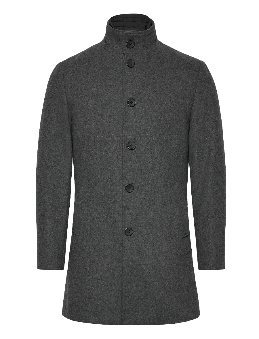 Bruun & Stengade - BS Ontario Slim Fit Coat - villakangastakit - grey - 0