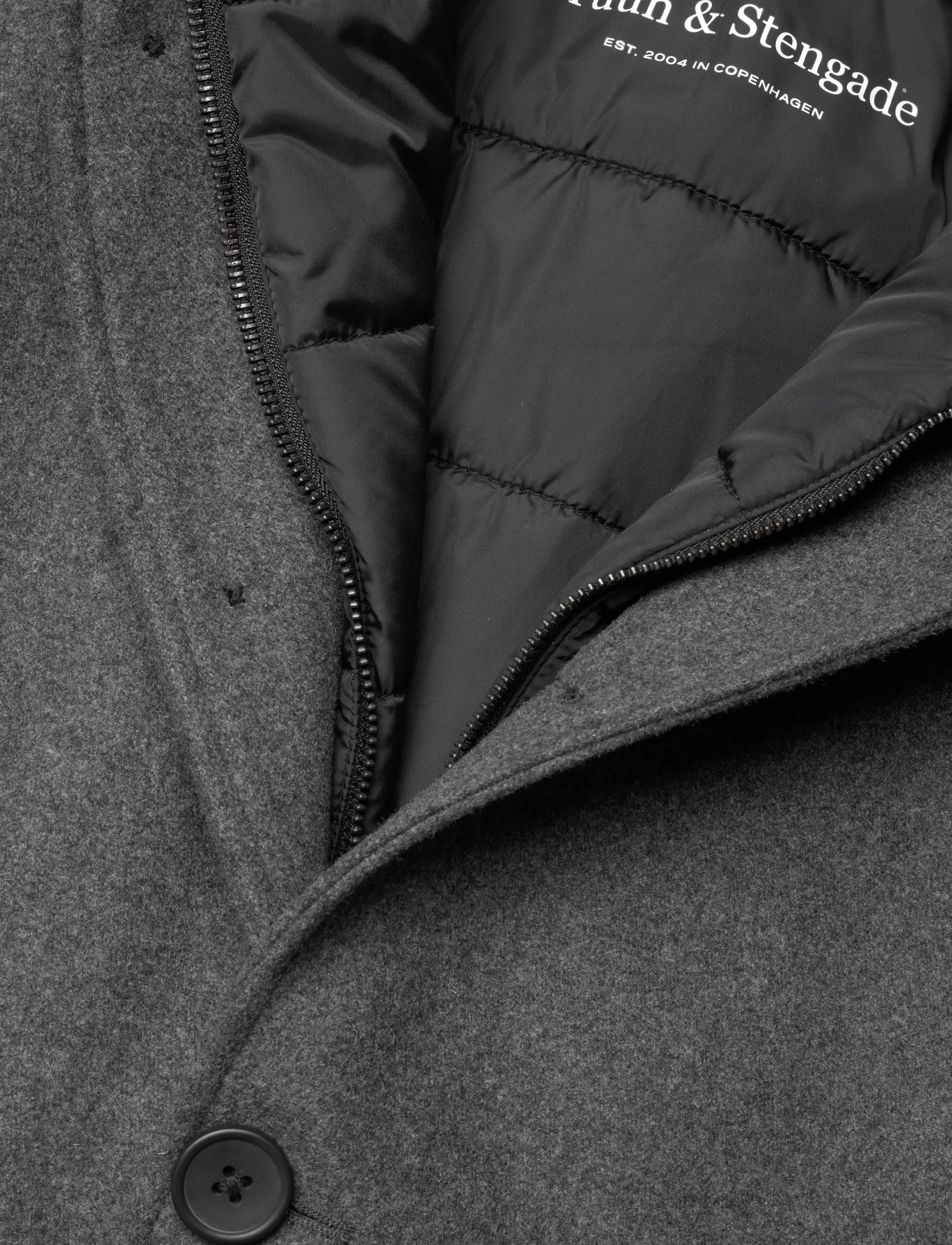 Bruun & Stengade - BS Ontario Slim Fit Coat - villakangastakit - grey - 4