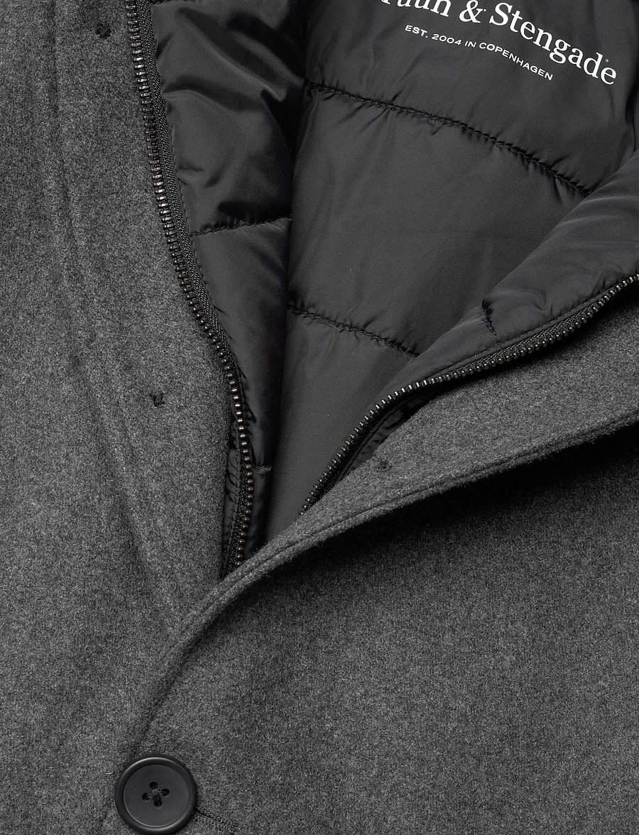 Bruun & Stengade - BS Ontario Slim Fit Coat - villakangastakit - grey - 4