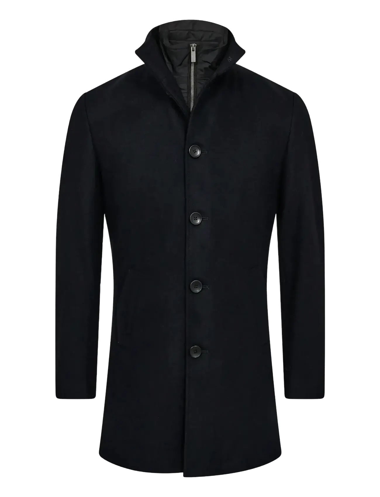 Bruun & Stengade BS Ontario Slim Fit Coat - Bruun & Stengade - NAVY / navy