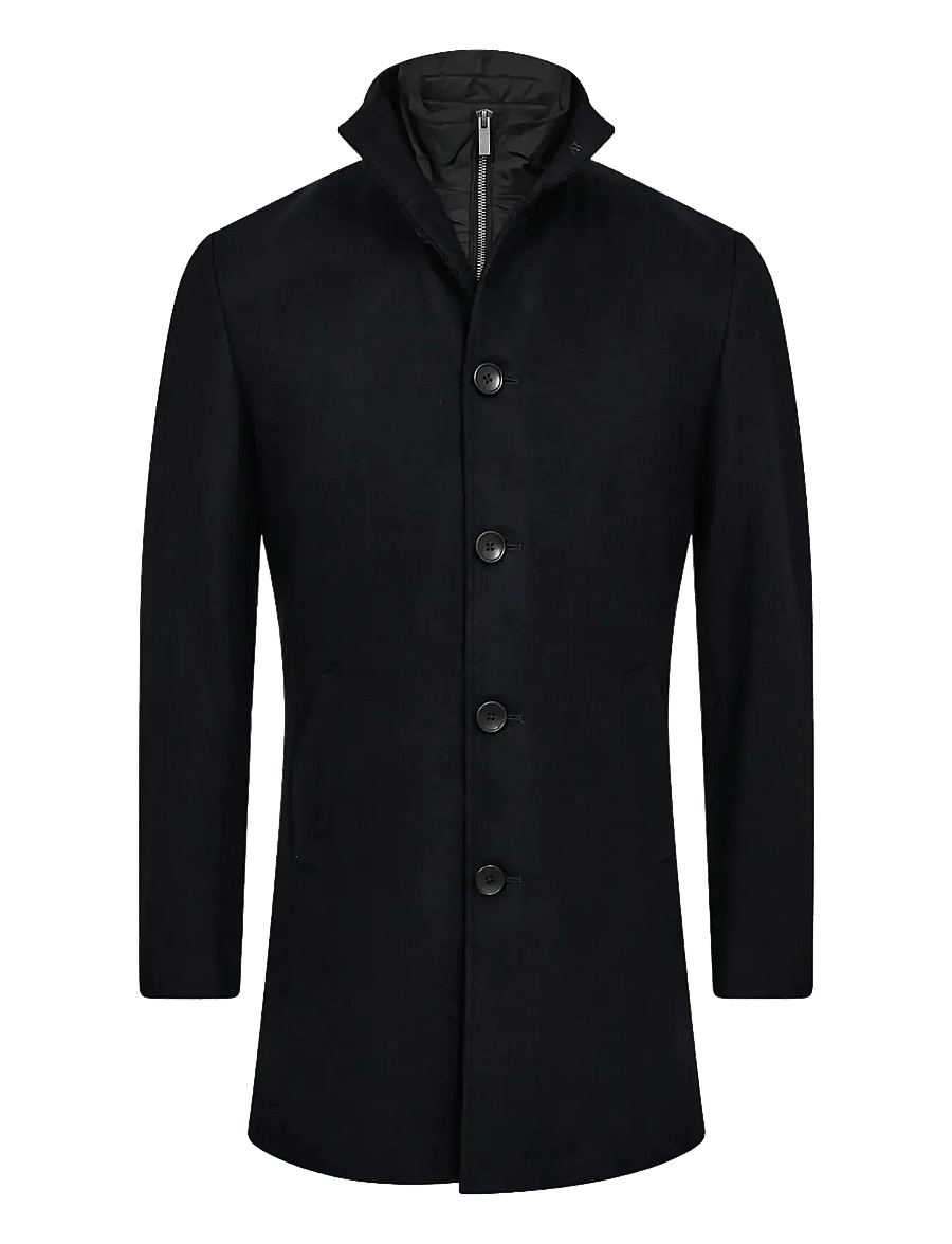 Bruun & Stengade - BS Ontario Slim Fit Coat - ullrockar - navy - 1