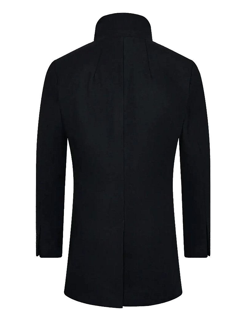 Bruun & Stengade - BS Ontario Slim Fit Coat - villased mantlid - navy - 2