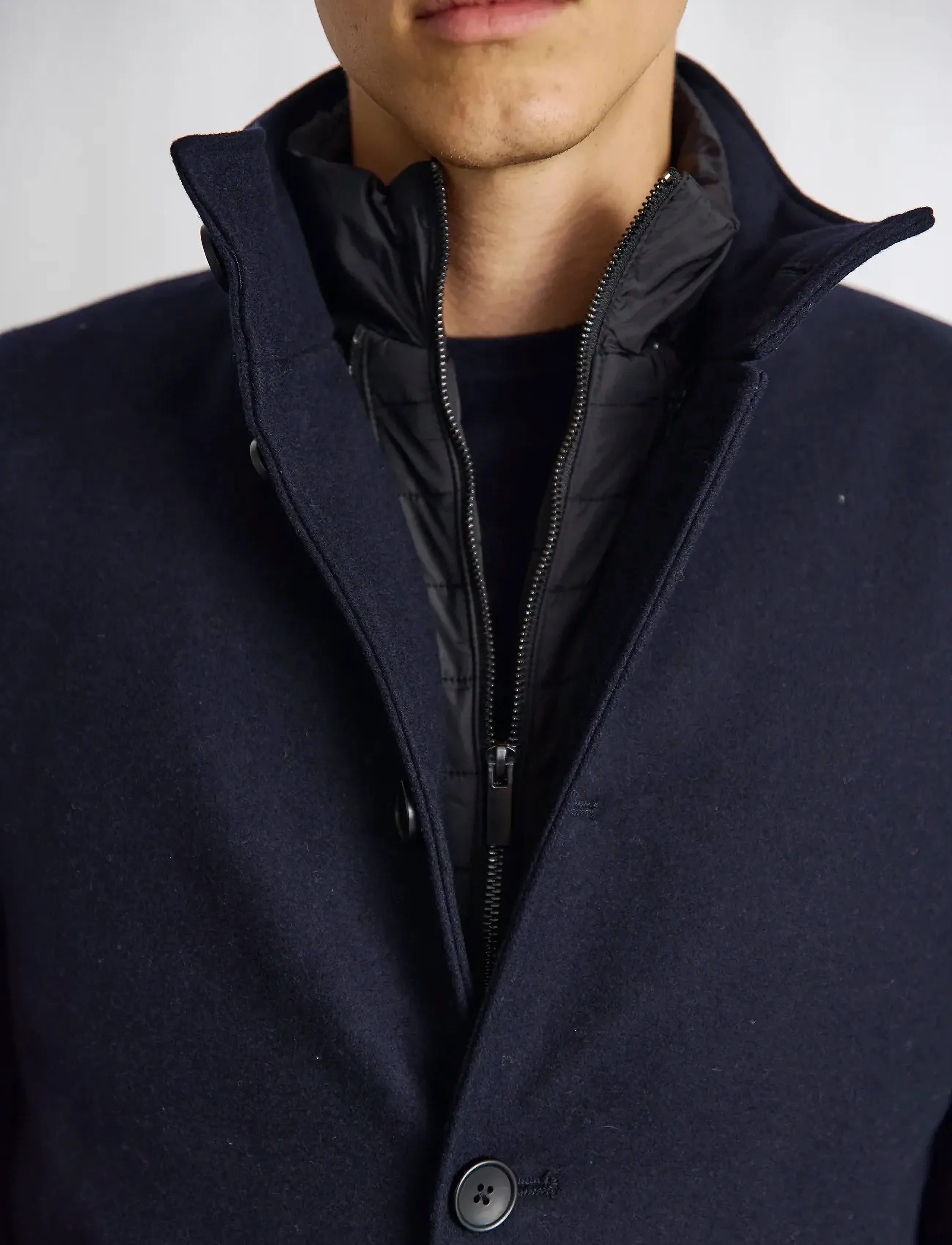 Bruun & Stengade Bs Ontario Slim Fit Coat kappor & rockar herr – bild 4