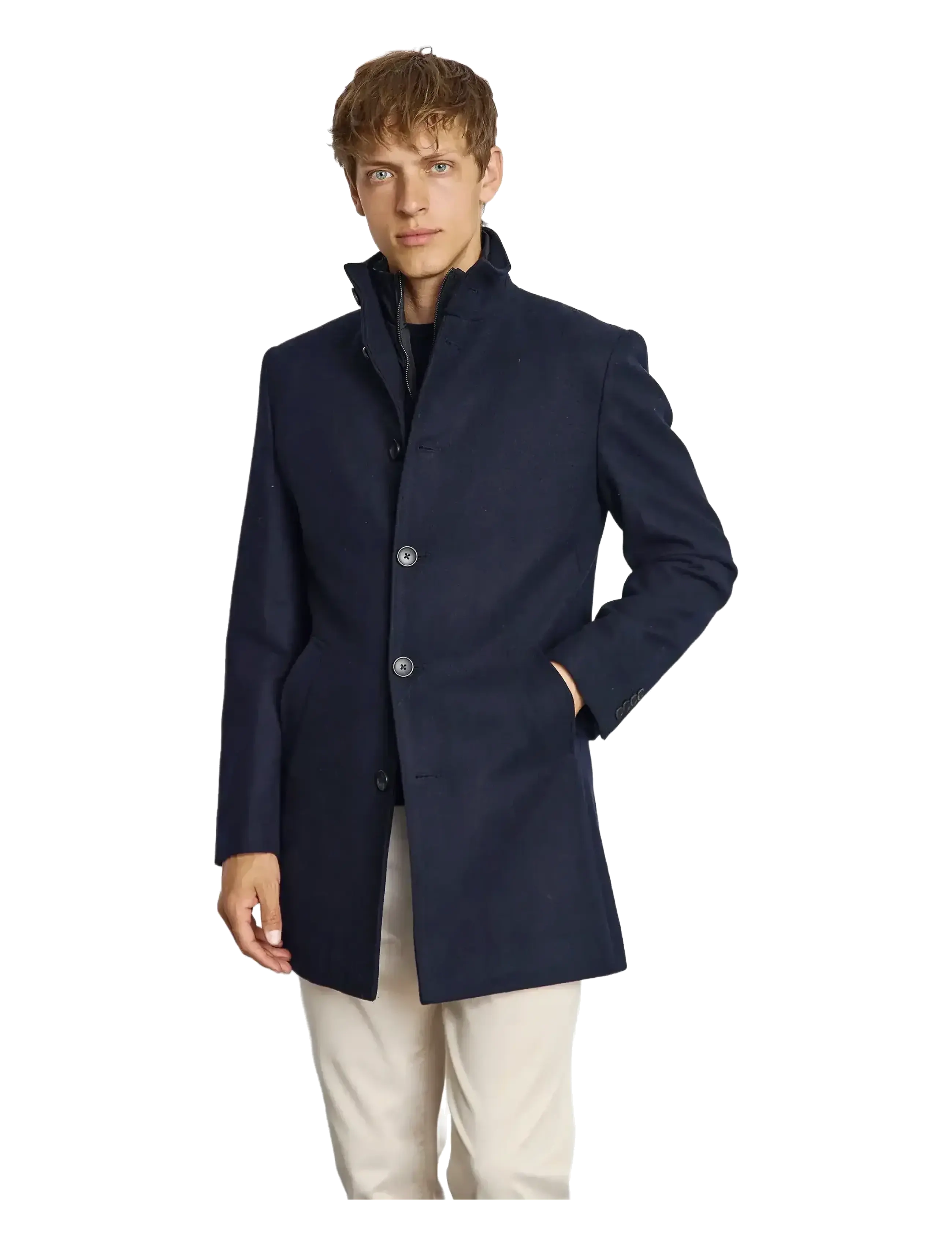 Bruun & Stengade - BS Ontario Slim Fit Coat - ullrockar - navy - 3