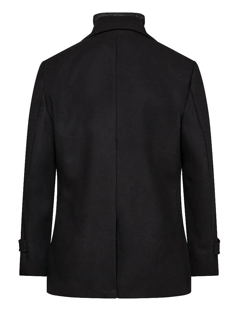 Bruun & Stengade - BS Northland Regular Fit Coat - vinterjackor - black - 2