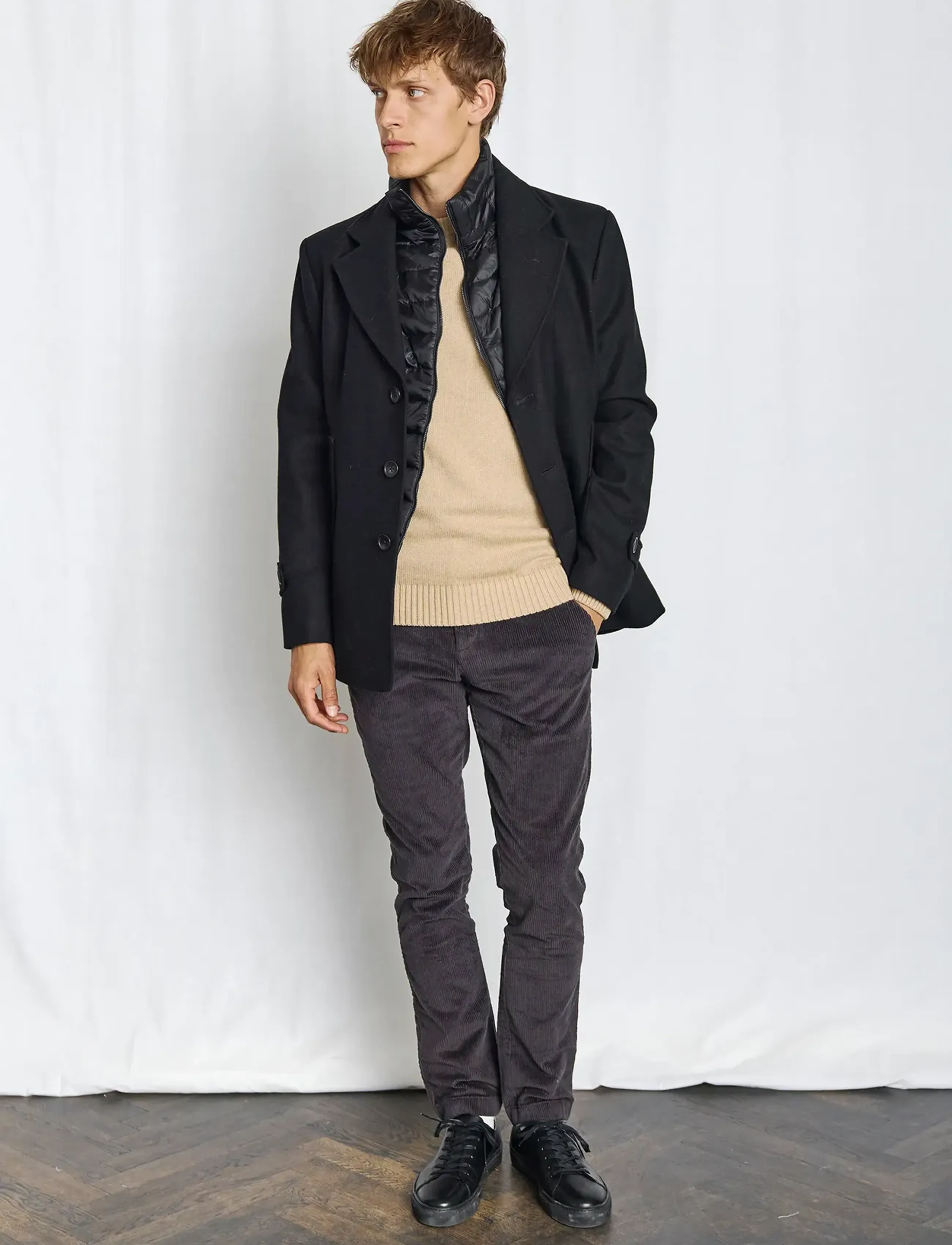 Bruun & Stengade - BS Northland Regular Fit Coat - jackets - black - 3