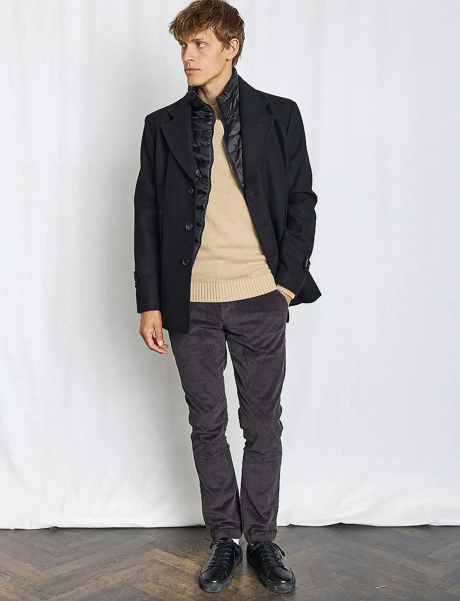 Bruun & Stengade - BS Northland Regular Fit Coat - jackor - black - 3