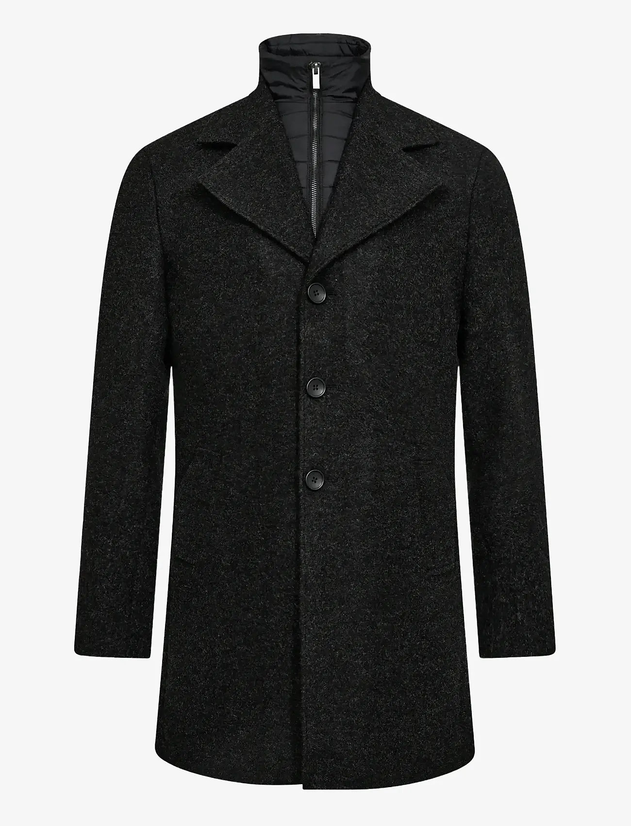Bruun & Stengade - BS Auckland Slim Fit Coat - vinterjackor - charcoal - 0