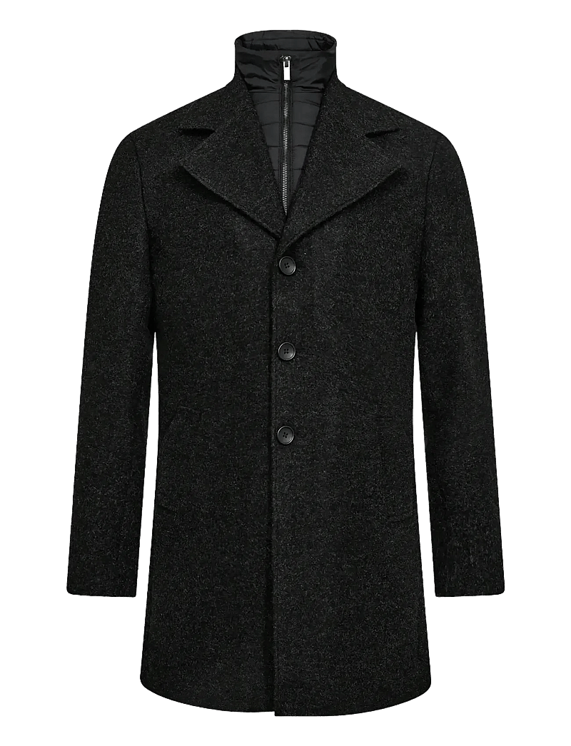 Bruun & Stengade - BS Auckland Slim Fit Coat - vinterjakker - charcoal - 0