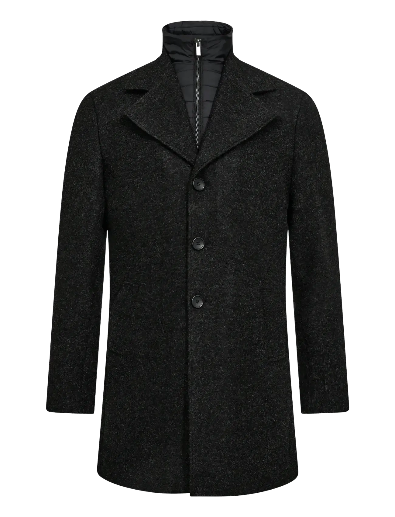 Bruun & Stengade - BS Auckland Slim Fit Coat - manteaux de laine - charcoal - 0