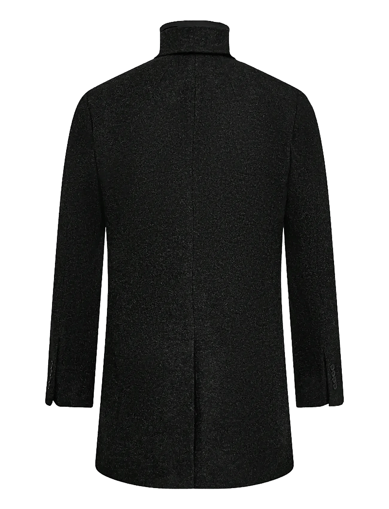 Bruun & Stengade - BS Auckland Slim Fit Coat - vinterjakker - charcoal - 1