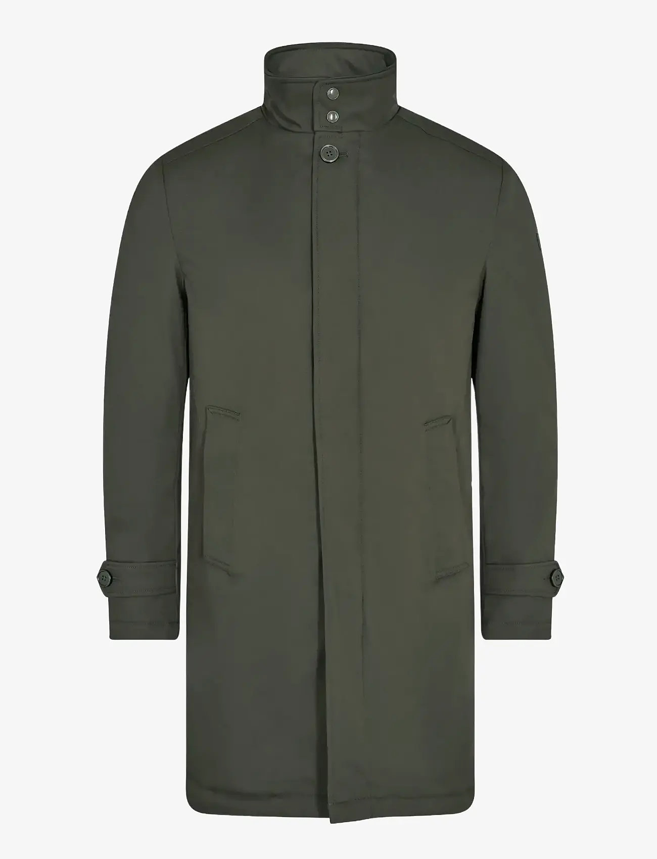 Bruun & Stengade - BS Bedford Slim Fit Coat - leichte mäntel - army - 1
