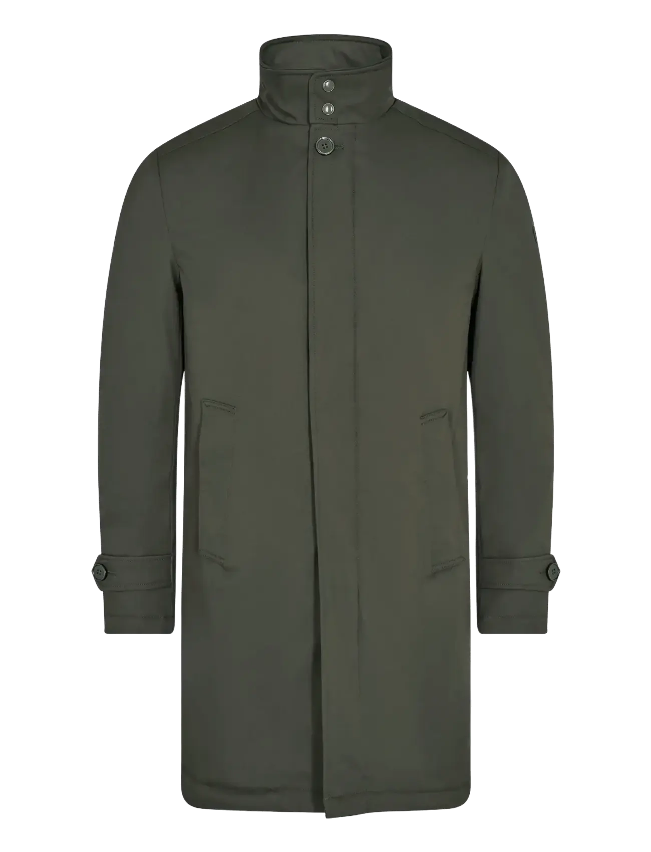 Bruun & Stengade BS Bedford Slim Fit Coat - Bruun & Stengade - ARMY / khaki/green