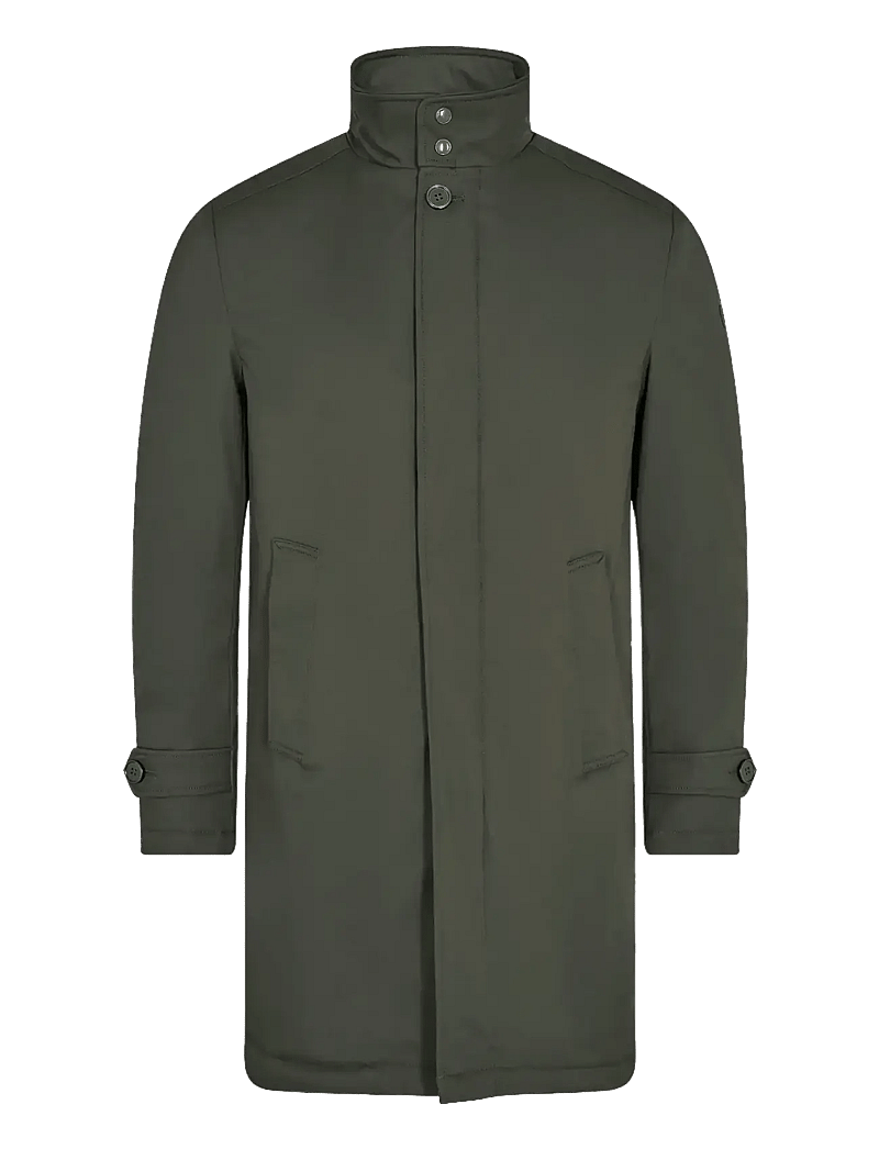 Bruun & Stengade - BS Bedford Slim Fit Coat - leichte mäntel - army - 1