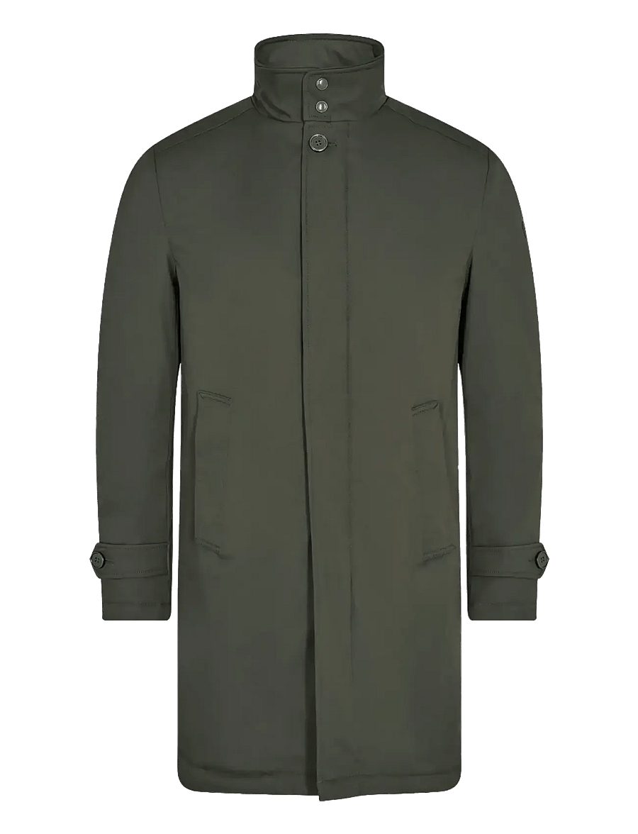 Bruun & Stengade - BS Bedford Slim Fit Coat - léttir frakkar - army - 1