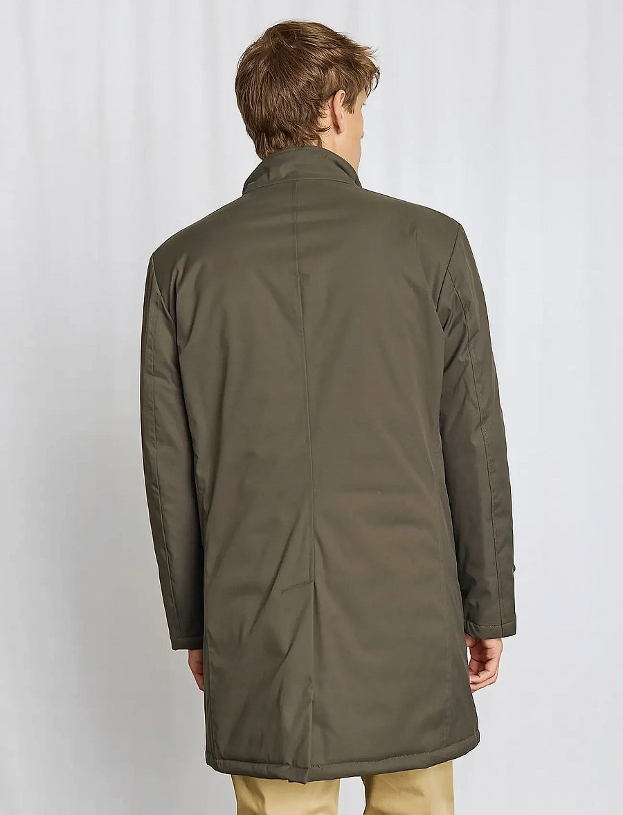 Bruun & Stengade - BS Bedford Slim Fit Coat - léttir frakkar - army - 3