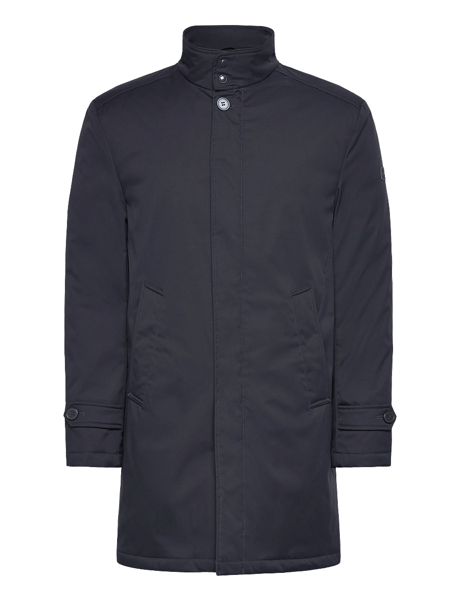 Bruun & Stengade - BS Bedford Slim Fit Coat - tynnere frakker - navy - 0
