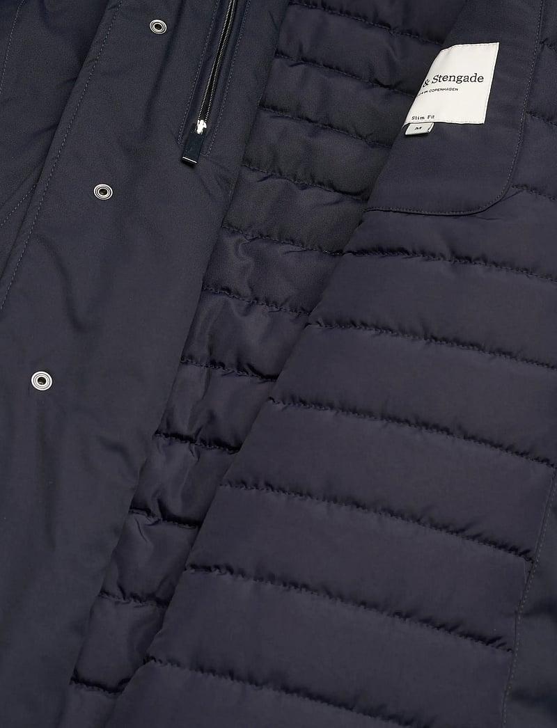 Bruun & Stengade - BS Bedford Slim Fit Coat - tunna rockar - navy - 4