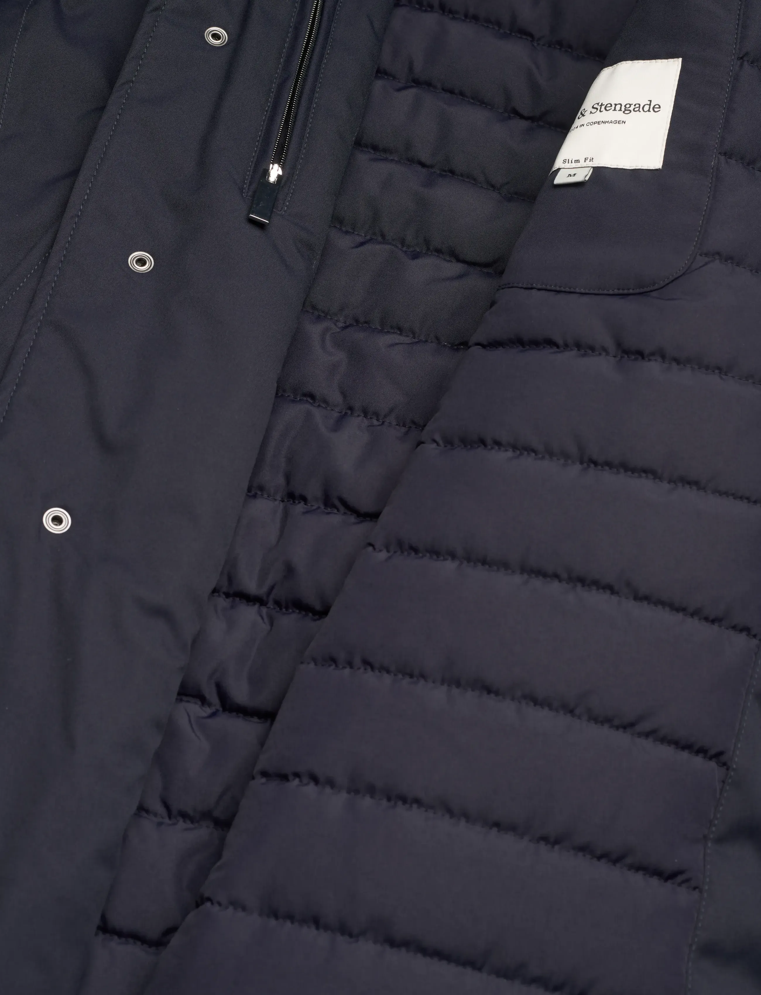 Bruun & Stengade - BS Bedford Slim Fit Coat - light coats - navy - 4