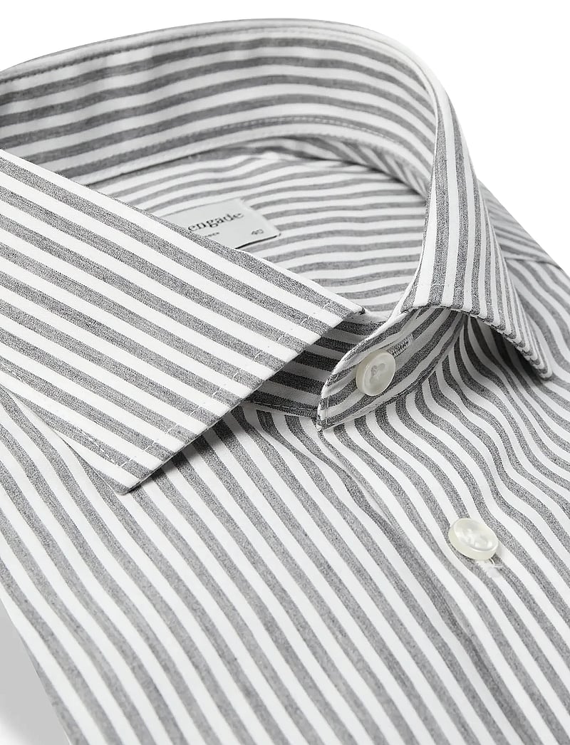 Bruun & Stengade - BS Cole Slim Fit Shirt - gestreifte hemden - green/white - 5